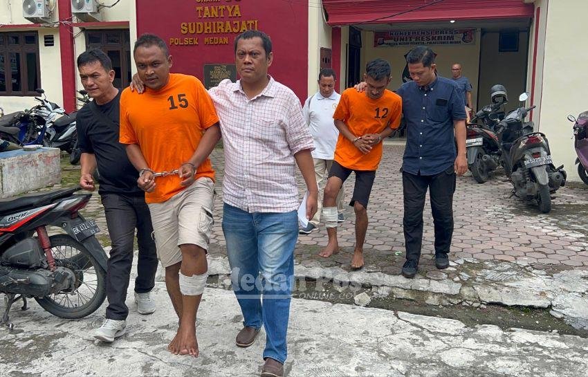 Dua Spesialis Curanmor Kerap Beraksi Pincang-pincang Ditembak Polisi, Uang Kejahatan Beli Sabu-Judi Slot