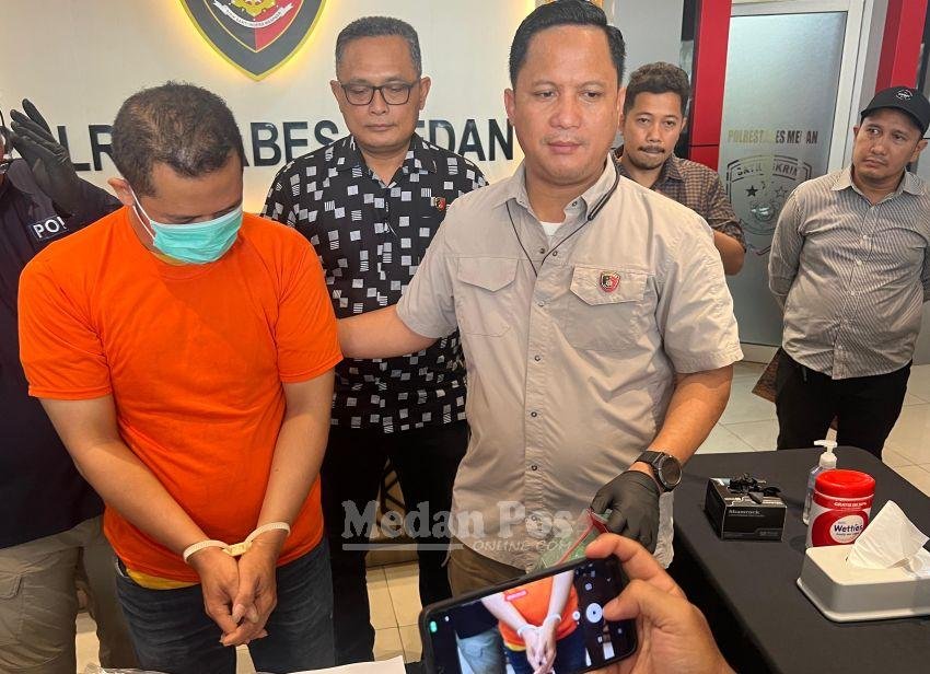 Sebar Berita Hoax Ngaku Dibegal, Polrestabes Medan Tetapkan Pengemudi Ojol Tersangka-Ditahan