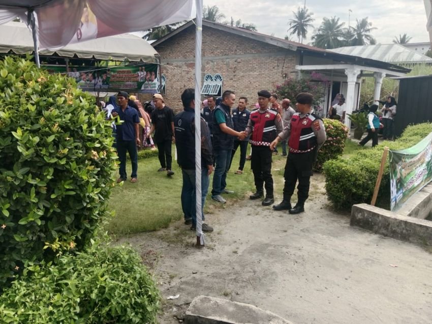 Personil Polres Batubara Laksanakan Pengamanan Kampanye Dialogis