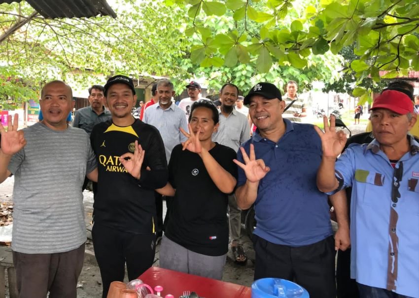 Pasangan Nomor Urut 3 IDAMAN Pastikan Pasar Sakti Tebing Tinggi Tidak Digusur