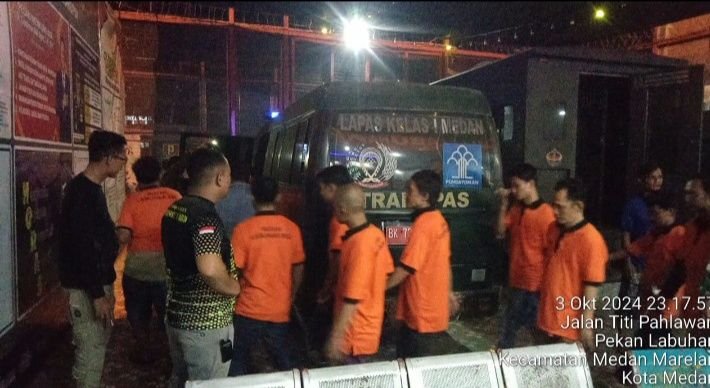 Over Kapasitas, Rutan Labuhan Deli Lakukan Pemindahan Narapidana