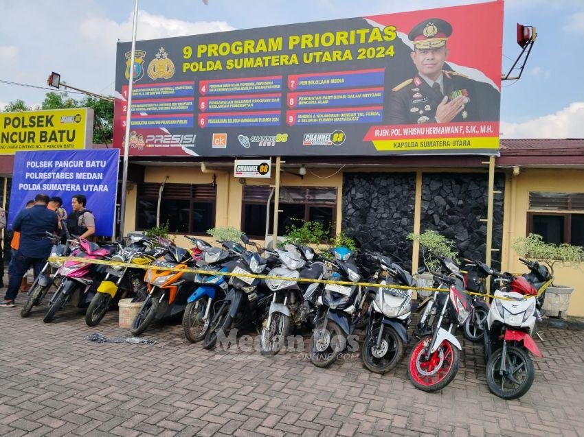 Polisi Temukan Puluhan Sepeda Motor Bodong di Rumah Oknum TNI, 1 dari 2 Pelaku Curanmor Ditembak