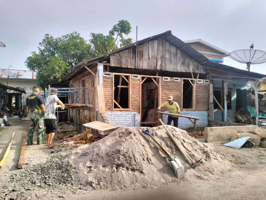 Senangnya Mbah Surep Dapat Bantuan Rehab Rumah dari TMMD
