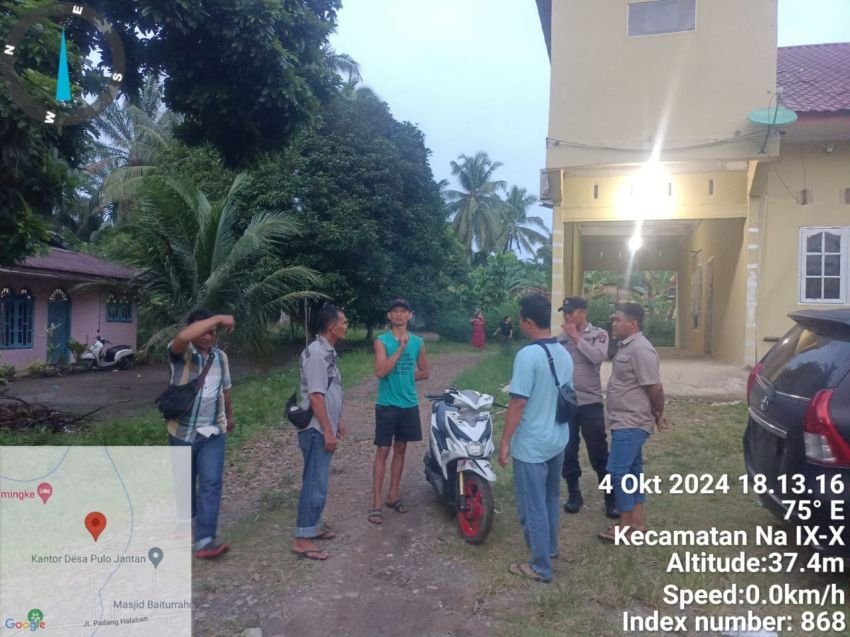 Gerebek 3 Lokasi di Pulo Jantan, Polsek Na-IX-X Buktikan Komitmen Basmi Narkoba