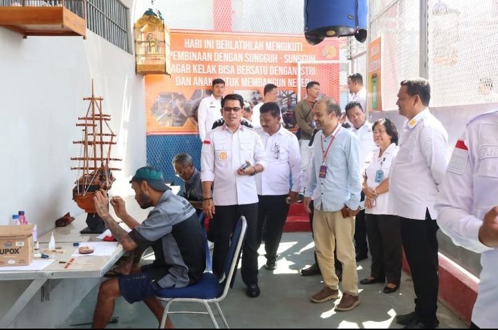 Lapas Pancur Batu Bersama YAIR Gelar Pelatihan Kemandirian Sablon
