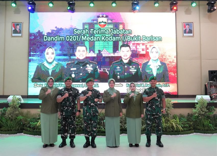 Pangdam I/BB Pimpin Sertijab dan Tradisi Korps Sejumlah Jabatan Strategis