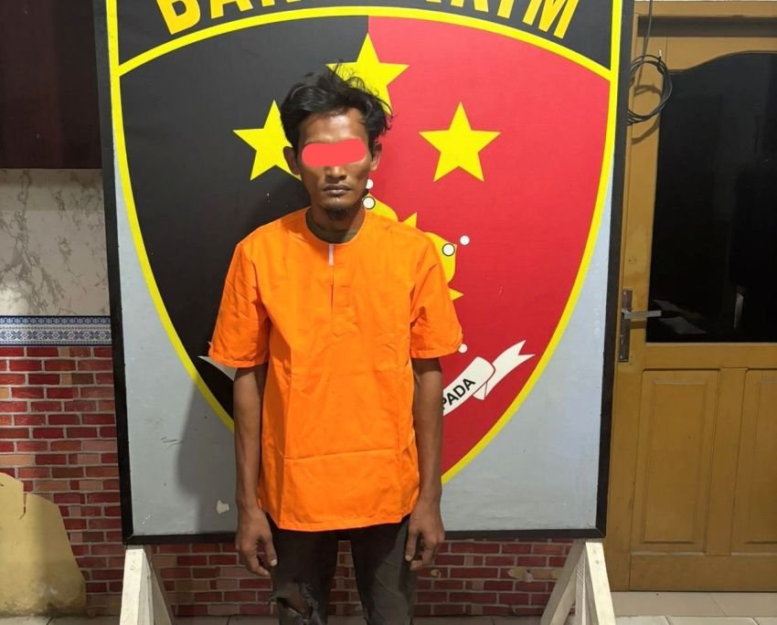 Berkat CCTV, Pria Pengangguran Ditangkap Polsek Indrapura Atas Dugaan Curi Besi Kanopi Tetangganya
