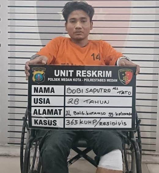 Kejar-kejaran dengan Polisi Sampai Lompat ke Sungai, Kedua Kaki Residivis Spesialis Jambret Bolong Ditembak