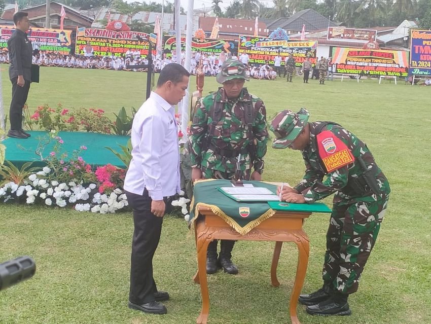 Resmi Buka TMMD ke-122 Tahun 2024 Kodim 02O7/Simalungun, Ini Harapan Pjs Walikota Pematangsiantar