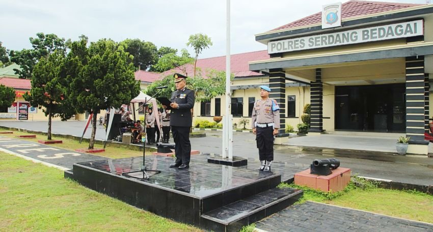 Polres Sergai Gelar Upacara Peringatan Hari Kesaktian Pancasila