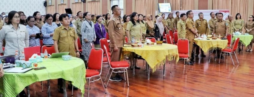 Pemerintah Nagori Totap Majawa Bersama Pemkab Simalungun Adakan Sosialisasi Rembuk Stunting Sekaligus Penggunaan aplikasi eHDW