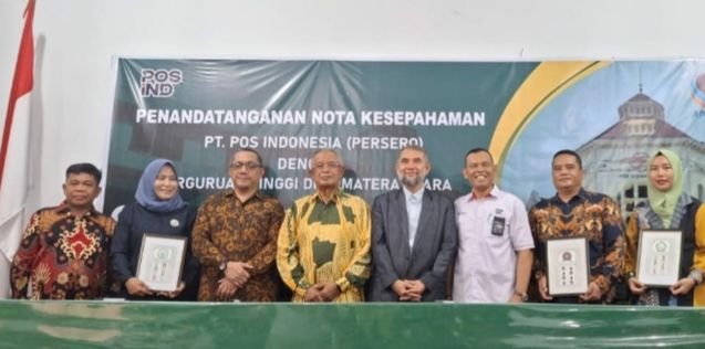 21 PTS APPERTI MoU dengan PT Pos Indonesia : Perkuat Sinergitas Pendidikan dan Industri