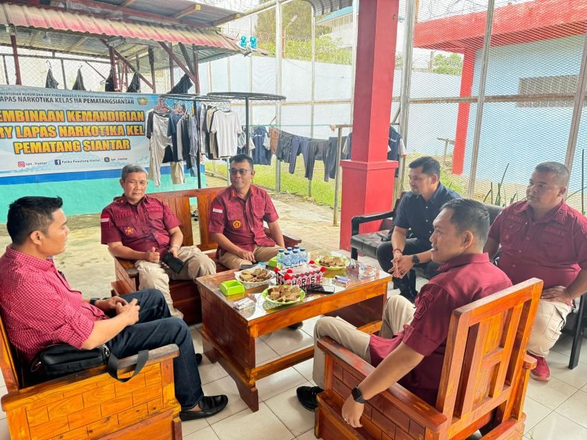 Lapas Narkotika Kelas IIA Pematangsiantar Terima Kunjungan Kerja Polres Simalungun