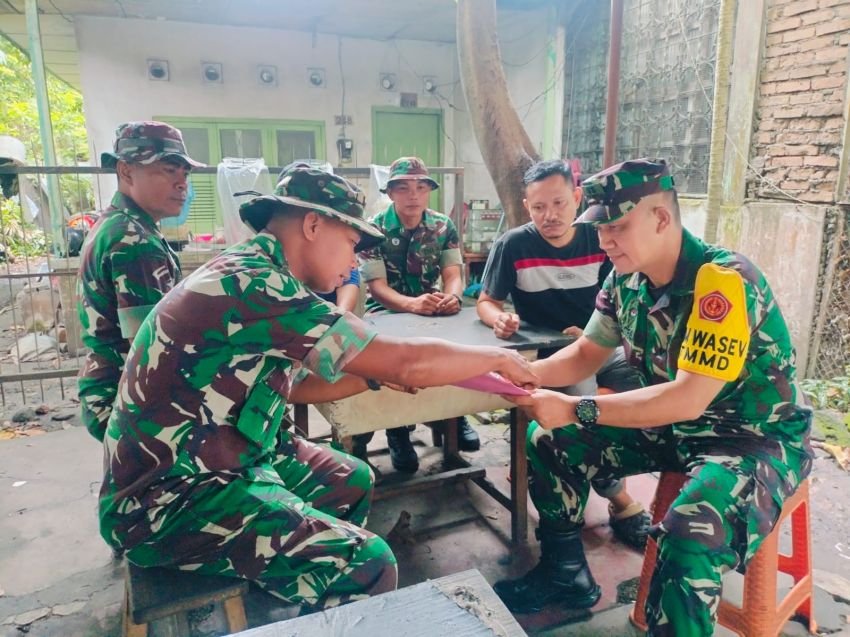 Dan SSK TMMD ke 122 Kodim 0207/Simalungun Berikan Laporan & Paparan Singkat Kepada Tim Wasev