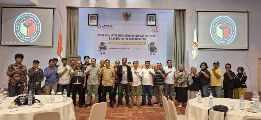 Tingkatkan Pengawasan, Bawaslu Deli Serdang Rakor Bersama Jurnalis