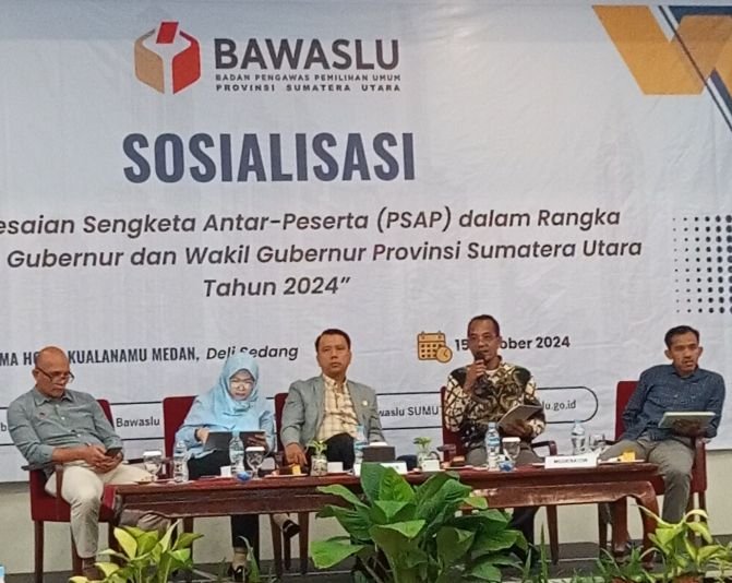 Bawaslu Sumut : Sengketa Antar Peserta Berpotensi Terjadi di Masa Kampanye