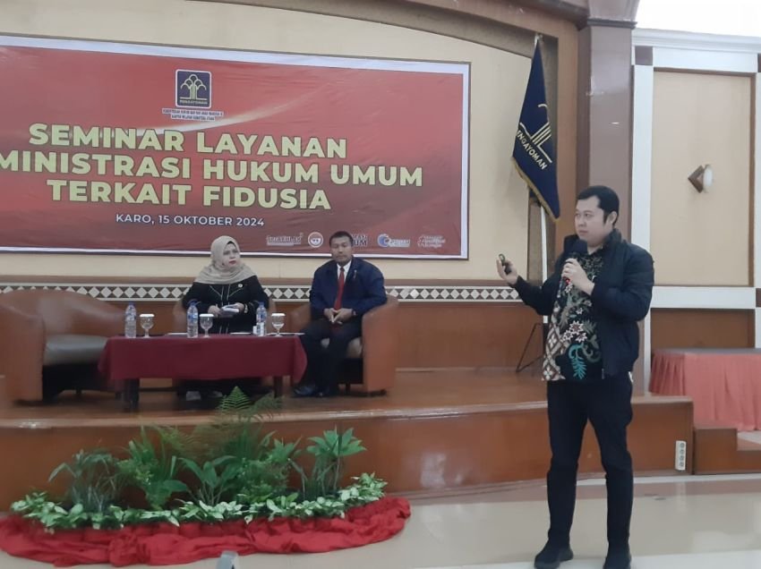 Kanwil Kemenkumham Sumut Seminar Layanan Jaminan Fidusia