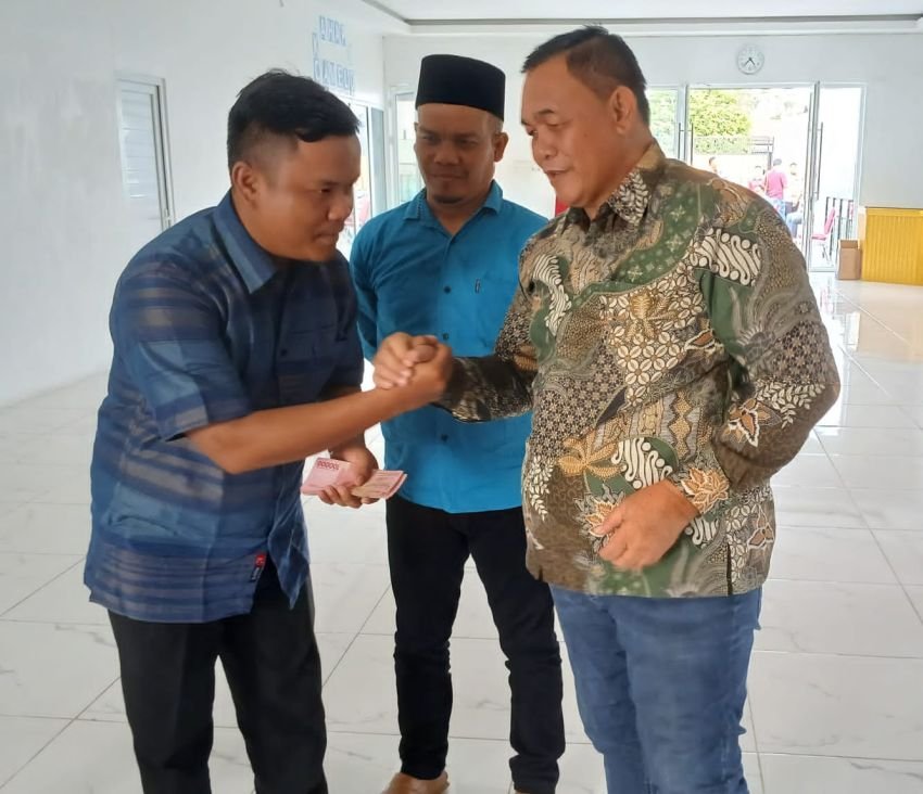 Bantu Panti Asuhan, Pdt Yusuf Sinaga Ucapkan Terimakasih Pada M.Dahnil Ginting