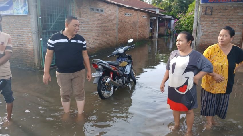 Diduga Dampak Pembangunan Perumahan, Rumah Warga Kebanjiran Di Sampali Percut Sei Tuan
