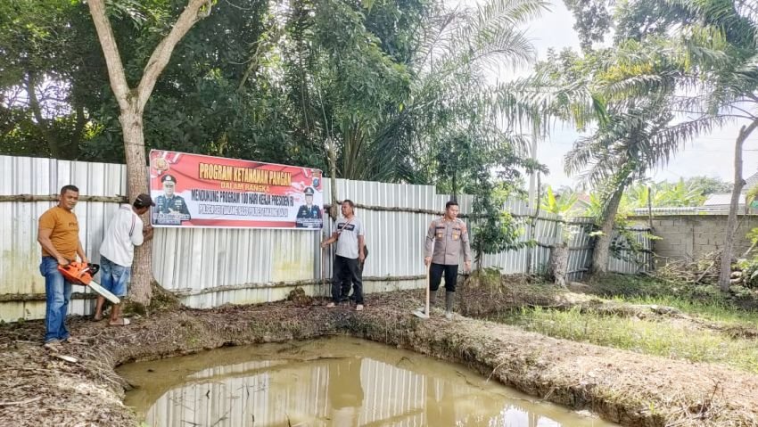 Dukung 100 Hari Kerja Presiden Prabowo-Gibran, Polres Tanjung Balai Gelorakan Swasembada Ketahanan Pangan