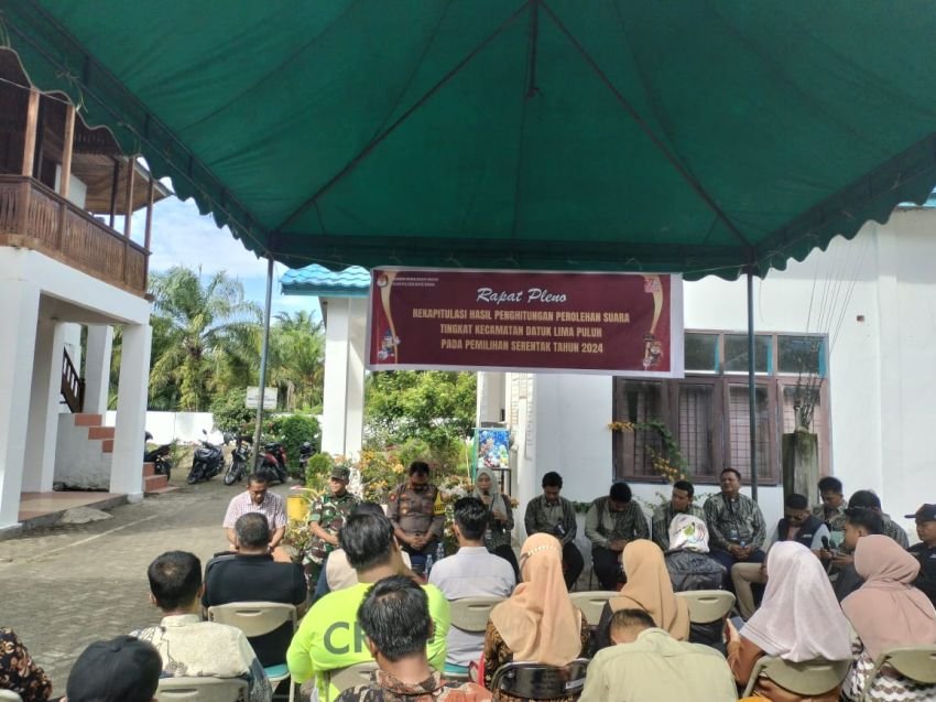 Polres Batubara Kawal ketat Rapat Pleno Rekapitulasi Surat Suara Pilkada 2024