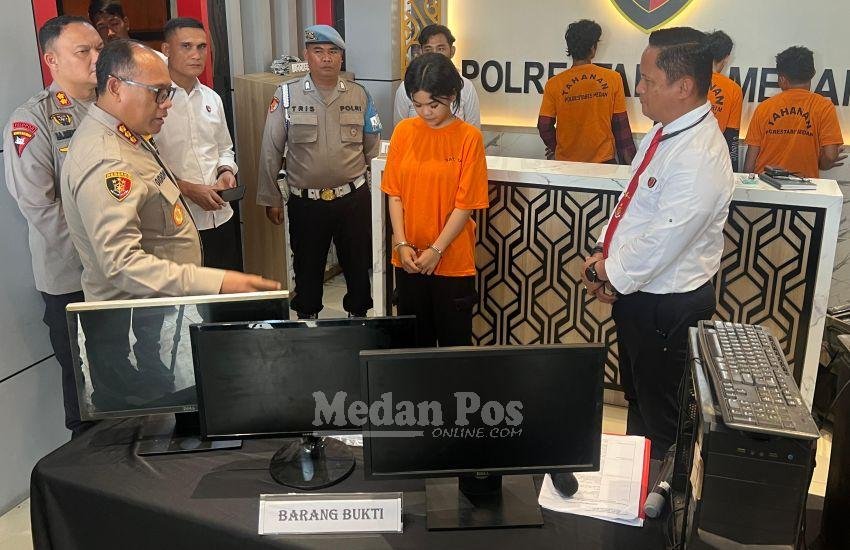 Tampang Selebgram di Medan Ditangkap Promosikan Judi Online