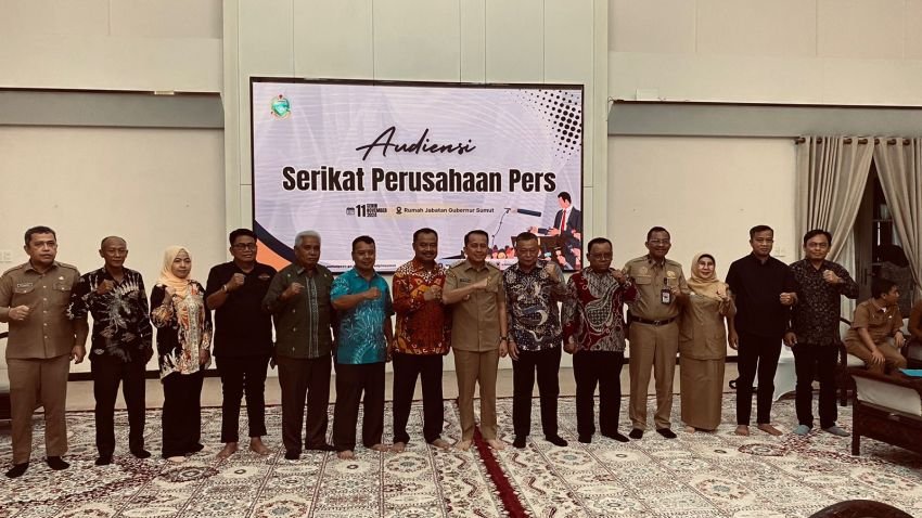 Terima Pengurus SPS, Pj Gubsu: Pers Berperan Penting Wujudkan Harmoni di Sumut