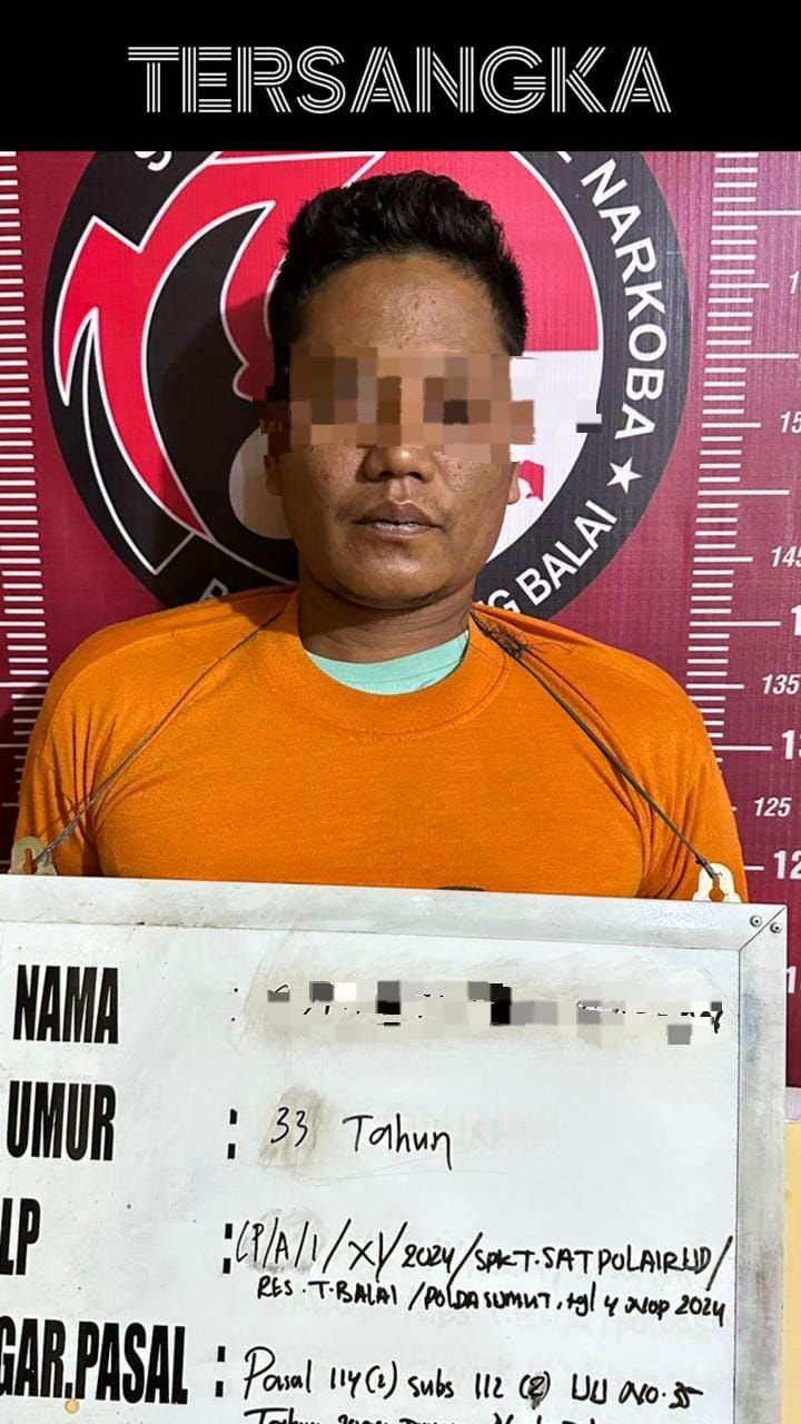 Polres Tanjung Balai Gulung Tiga Orang Pemilik Narkoba 30 Bungkus Jenis Shabu