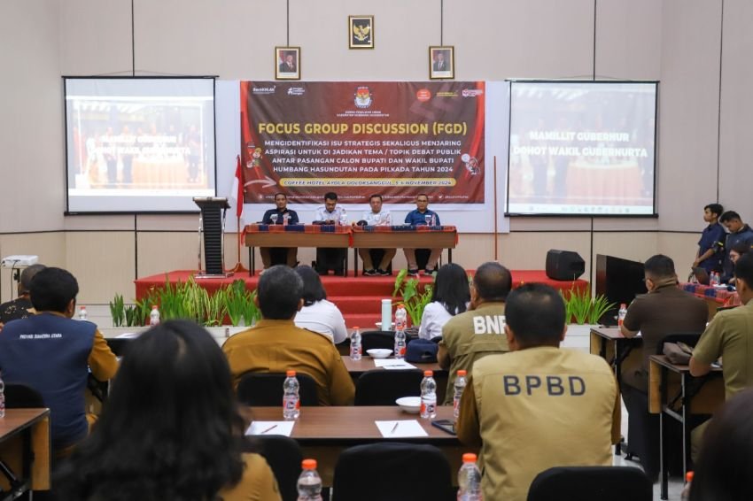 KPU Humbahas Gelar FGD Bersama Pemerintah dan Lembaga Vertikal