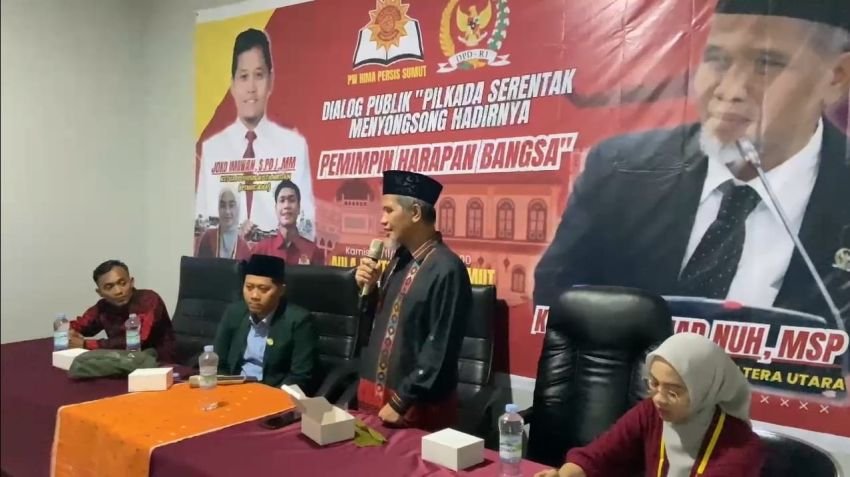 Anggota DPD RI KH. M. NUH Gelar Diskusi Publik Bersama HIMA Persis Sumut