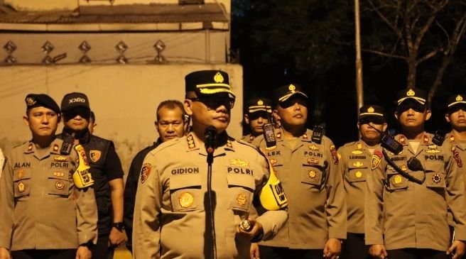 Lagi, Kapolrestabes Medan Pimpin Apel Patroli Skala Besar Antisipasi 3C dan Tawuran