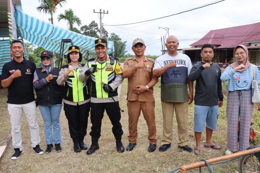 Dianggap Rawan, Kapolres Pematangsiantar Didampingi Kompol Sandra Cek Lokasi TPS