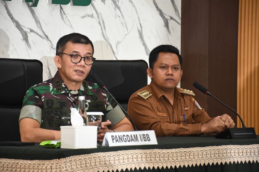 Pangdam I/BB Doakan Kesembuhan dan Lepas Kepulangan Korban Keributan Sibiru-Biru dari RST Putri Hijau Medan.