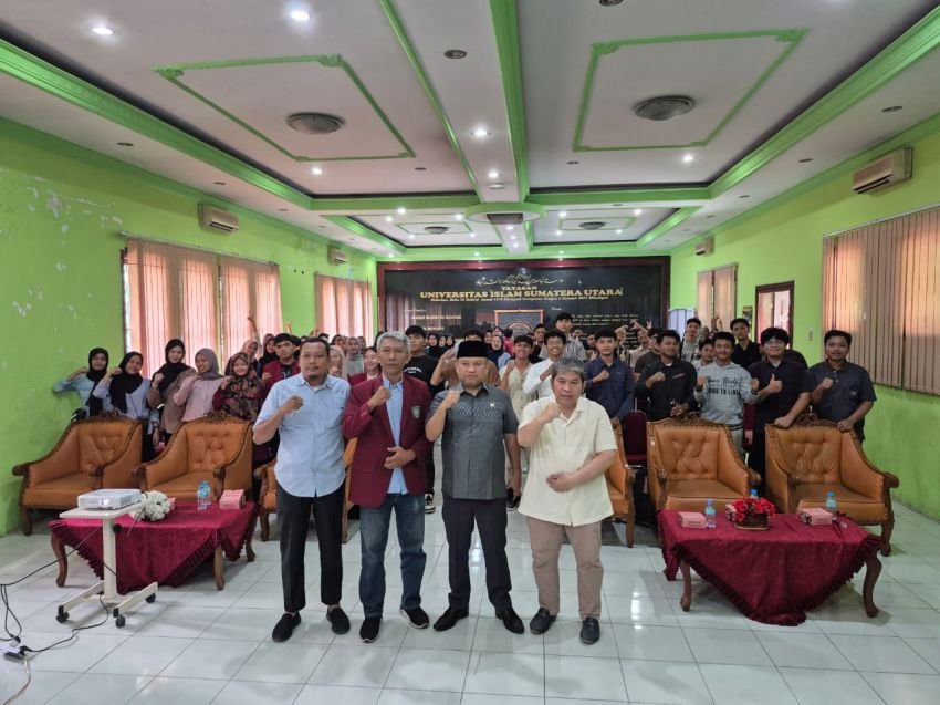 Sosialisasi Empat Pilar MPR di Kampus UISU, Anggota DPR RI Sugiat Santoso : Pilar Kebangsaan Membentuk Identitas dan Karakter Bangsa