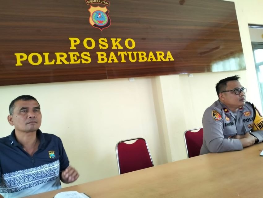 Waka Polres Batubara Cek Posko OMP di Ruang Posko OMP Polres Batubara