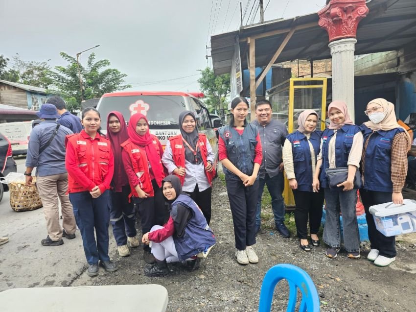 Peduli Korban Banjir Medan, RS Prima Husada Cipta Medan Kolaborasi dengan PMI Sumut