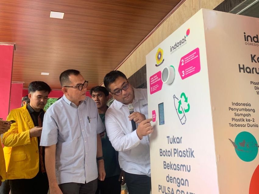 Indosat Luncurkan Program CSR &ldquo;Sampah Jadi Pulsa&rdquo; di Universitas Sriwijaya