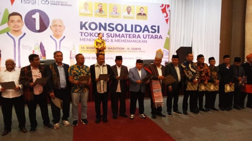 Sejumlah Tokoh Konsolidasikan Pilkada Gembira Bagi Pendukung Bobby Surya