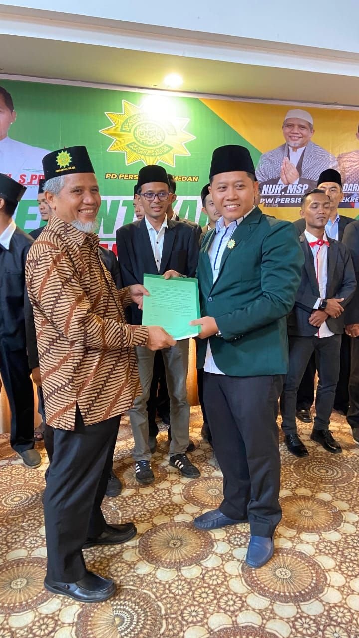 Joko Imawan Dilantik jadi Ketua Persis Kota Medan