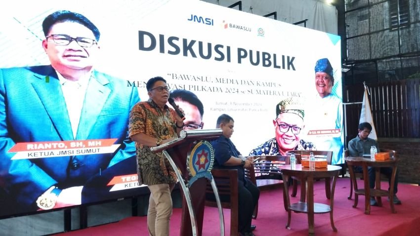 Alumni Unpab Mengajar, Rianto SH MH, Tegaskan Peran Kampus dalam Mengawasi Pemilu&nbsp;