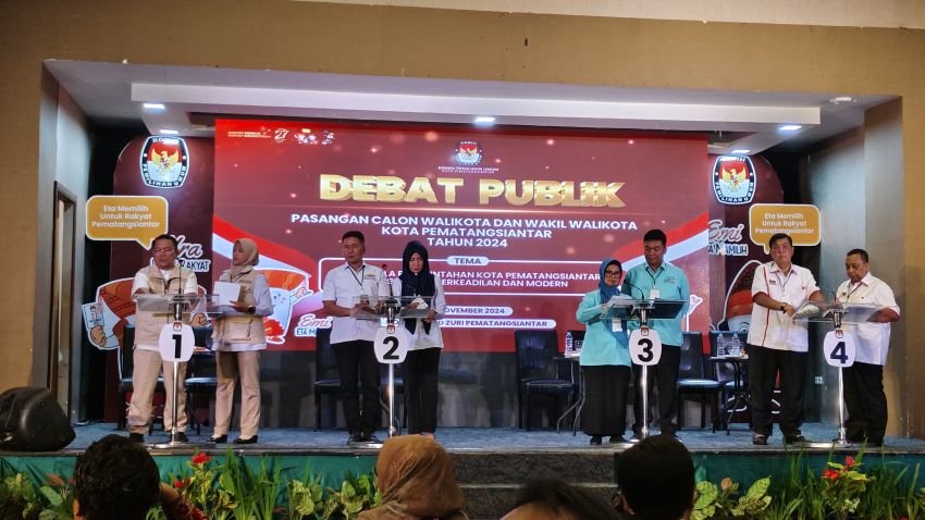 KPU Pematangsiantar Gelar Debat Publik Paslon Walikota/Wakil Walikota