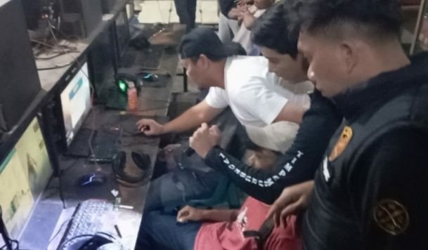 Polrestabes Medan Gerebek Judi Online, 7 Orang Ditahan dan Jadi Tersangka