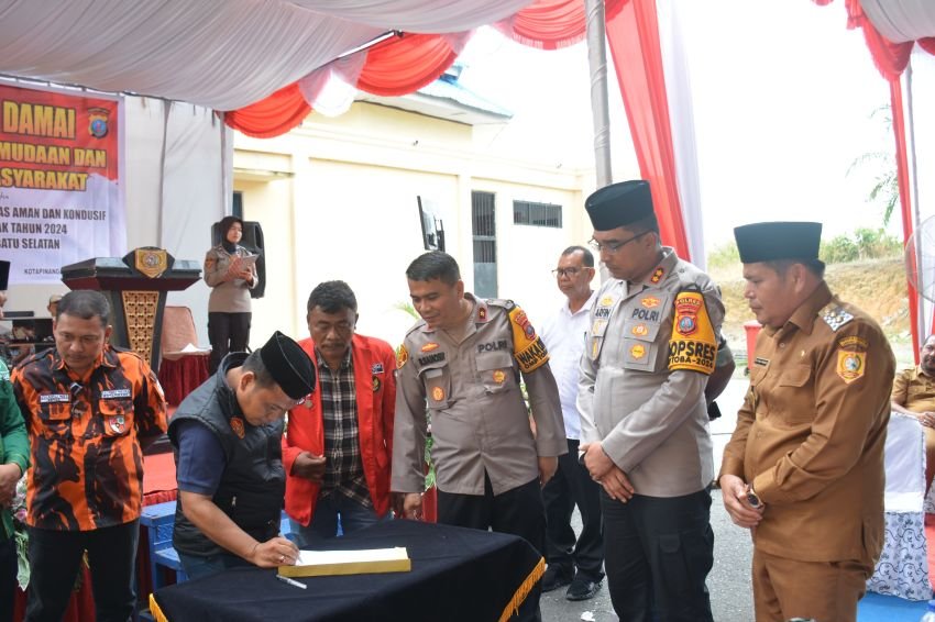 Pasca Pilkada Serentak,  Ormas di Labusel Deklarasi Wujudkan Kamtibmas Damai