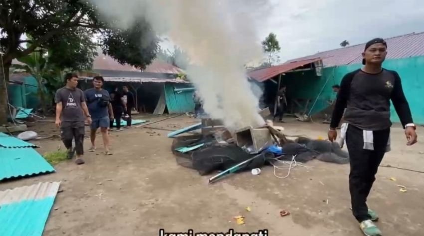 Sat Narkoba Polrestabes Medan Musnahkan Barak Sabu Gg Tower, Warga : Terima Kasih Pak Polisi