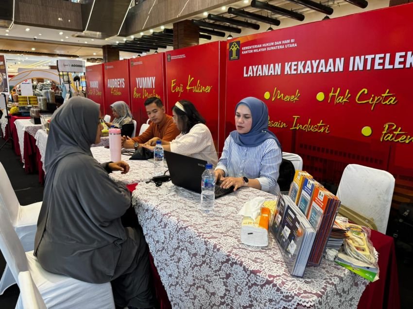 Kanwil Kemenkumham Sumut Gelar Pameran Layanan Publik Dan Bazar UMKM
