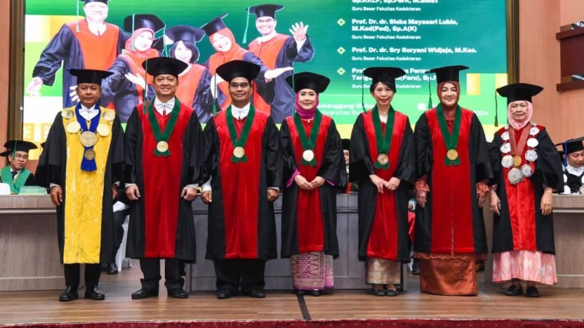 Tahun Ini Terbanyak Dalam Sejarah, USU Kukuhkan Lagi 5 Guru Besar