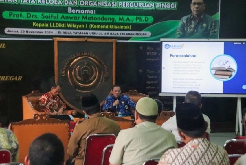 Kepala LLDikti Wilayah I Dorong UISU untuk Unggul : Syaratnya Ikuti Perkembangan Teknologi dan Pangsa Pasar