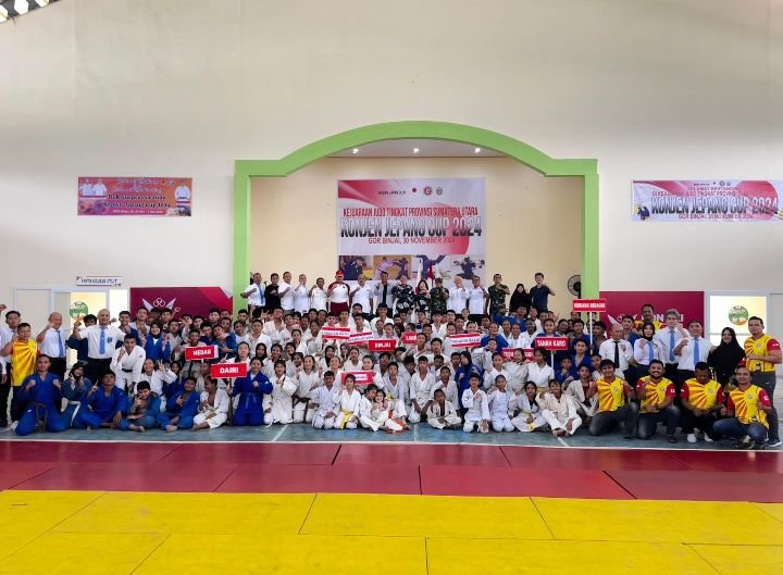 Diikuti 210 Atlet, Kejuaraan Judo Sumut Konjen Jepang 2024