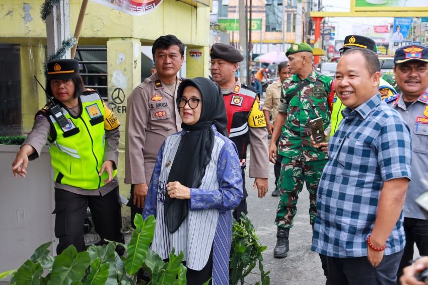 Wali Kota Siantar Kunjungi Pos Pengamanan dan Pos Pelayanan Operasi Lilin Toba