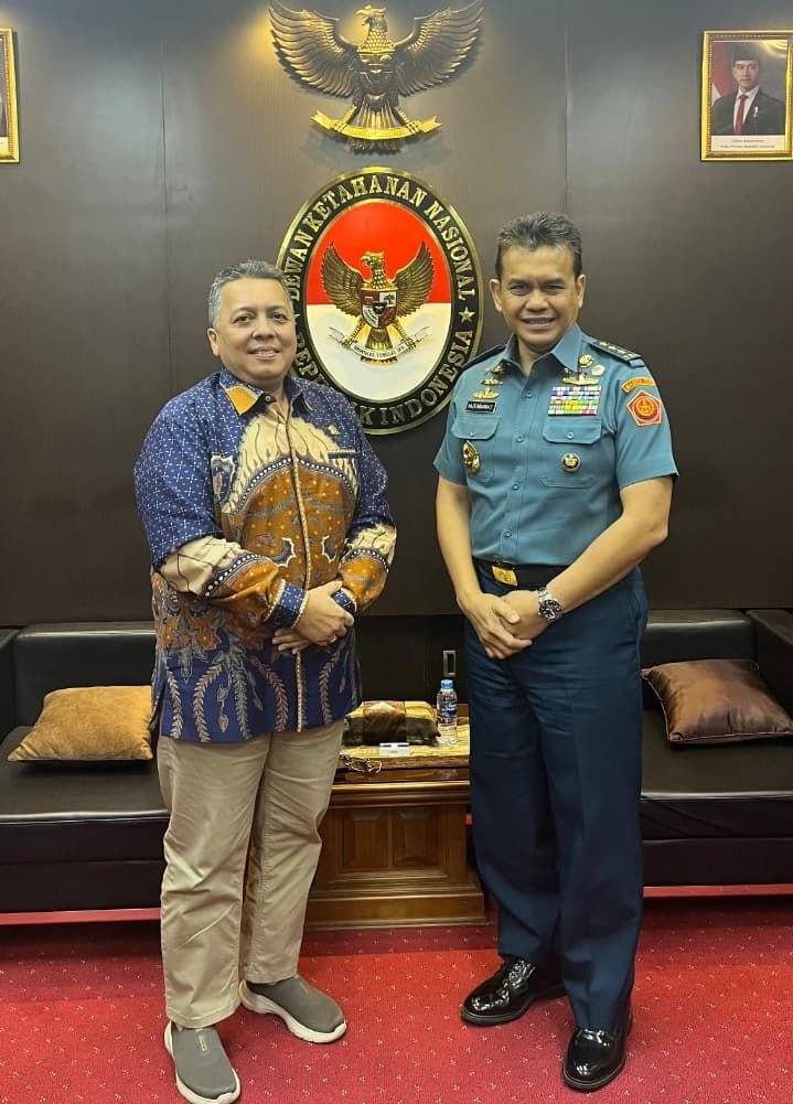 Sesjen Wantannas RI Laksdya TNI T.S.N.B Hutabarat Terima Kunjungan Panitia PWI Pusat HPN 2025 di Kalsel&nbsp;